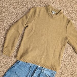 COS Olive Green Women's Turtleneck Sweater